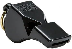 Black Plastic Whistle Classic Design