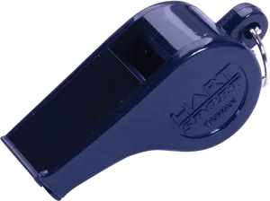 Black Plastic Whistle PNG image