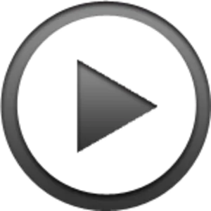 Black Play Button Icon PNG image