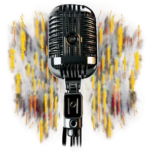 Black Podcast Microphone Png 06202024 PNG image