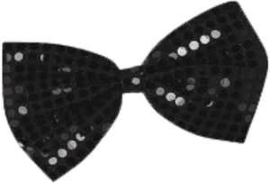 Black Polka Dot Bow Tie PNG image