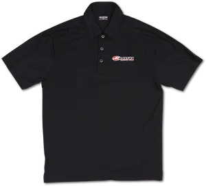 Black Polo Shirt Branded Ogio Callaway PNG image