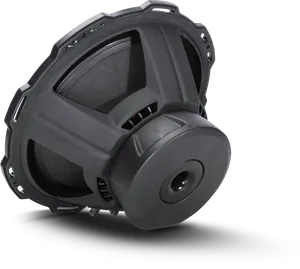 Black Professional Loudspeaker Component PNG image