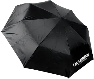 Black Promotional Umbrella