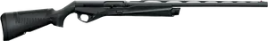 Black Pump Action Shotgun PNG