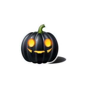 Black Pumpkin Icon PNG 06282024