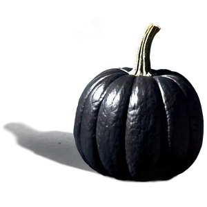 Black Pumpkin In Shadows PNG Qmf PNG