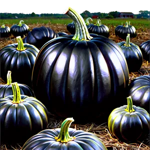 Black Pumpkin Patch PNG 19 PNG