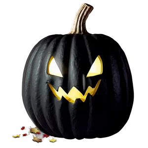 Black Pumpkin Scene PNG Lmc15 PNG