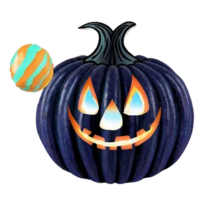 Black Pumpkin With Witch PNG Xnw PNG