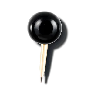 Black Push Pin PNG 05252024 PNG