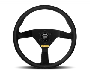 Black Racing Steering Wheel PNG image