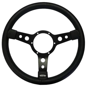 Black Racing Steering Wheel PNG image