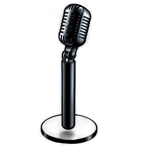 Black Radio Microphone Png 06272024 PNG image