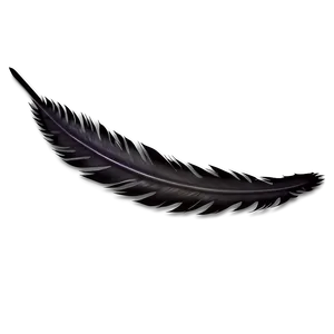 Black Raven Feather Png 05042024 PNG image