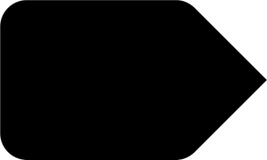 Black Rectangle Shapeon Blue Background PNG