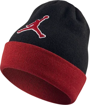 Black Red Beaniewith Logo
