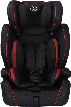 Black Red Child Car Seat PNG image