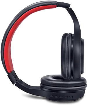 Black Red Wireless Headphones