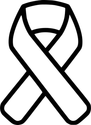 Black Ribbon Symbol Mourning Remembrance.png PNG image