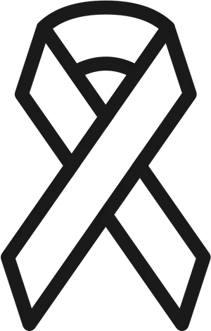 Black Ribbon Symbol Mourning Remembrance.png PNG image