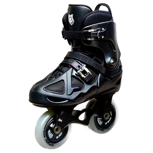 Black Rollerblades PNG 29