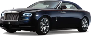 Black Rolls Royce Luxury Car PNG image