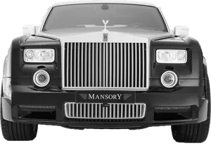 Black Rolls Royce Mansory Front View