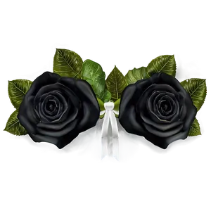 Black Roses Wedding Theme PNG 16 PNG