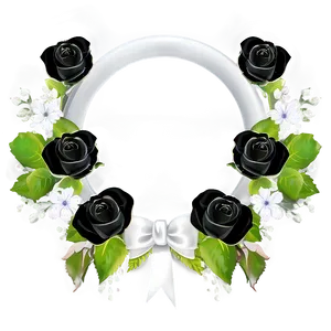 Black Roses Wedding Theme PNG Yxf51 PNG