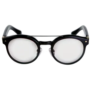 Black Round Glasses Png 05252024 PNG image