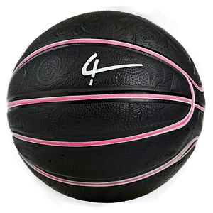 Black Rubber Basketball Png Cpn28 PNG image