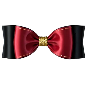 Black Satin Gift Bow Png 06132024 PNG image