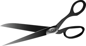 Black Scissors Graphic PNG image