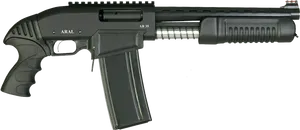 Black Semi Automatic Shotgun