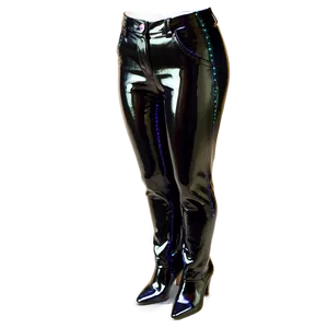 Black Sequin Pants PNG Qvd PNG
