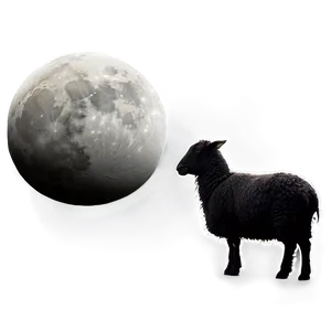 Black Sheep And Moon PNG 79 PNG