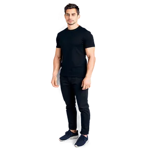 Black Shirt Casual Wear Png Xmm PNG image