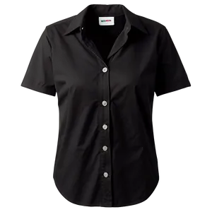 Black Shirt For Women Png Nvu PNG image