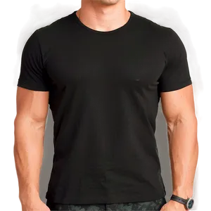 Black Shirt Slim Fit Png 05252024 PNG image