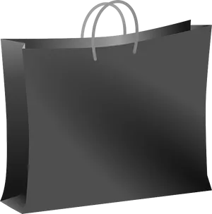 Black Shopping Bag Graphic