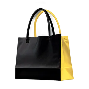 Black Shopping Bag PNG 1 PNG