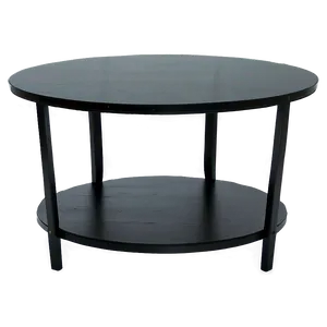 Black Side Table Png 06132024 PNG image