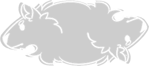 Black Silhouette Guinea Pig PNG