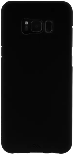 Black Smartphone Case Rear View PNG image