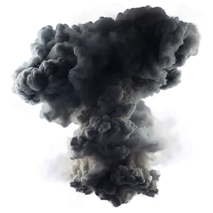 Black Smoke Clouds Png 05252024 PNG image