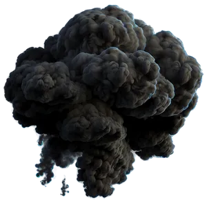 Black Smoke Clouds Png 06282024 PNG image