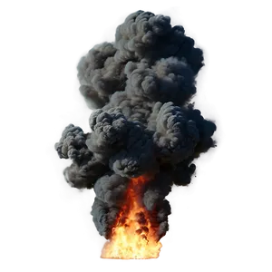 Black Smoke Explosion Png 28 PNG image