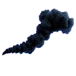 Black Smoke Gust Png Dym PNG image