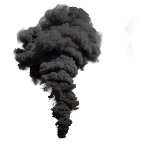 Black Smoke Plume Png 62 PNG image